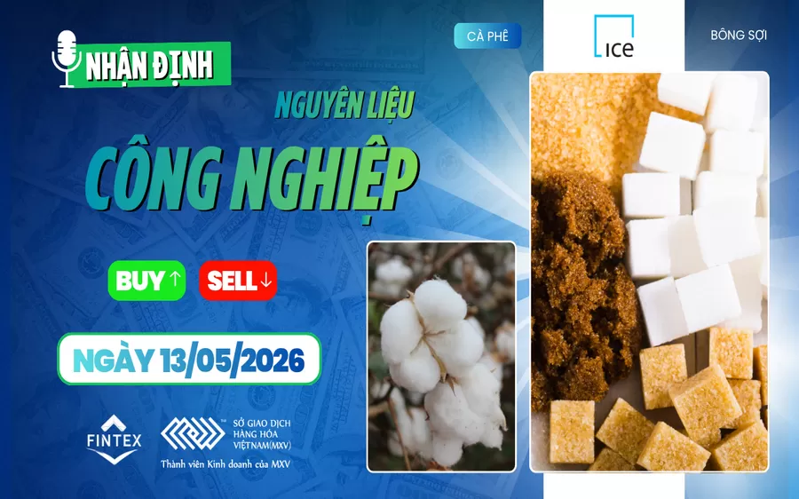 NHẬN ĐỊNH NGUYÊN LIỆU - CÔNG NGHIỆP NGÀY 13/05/2026